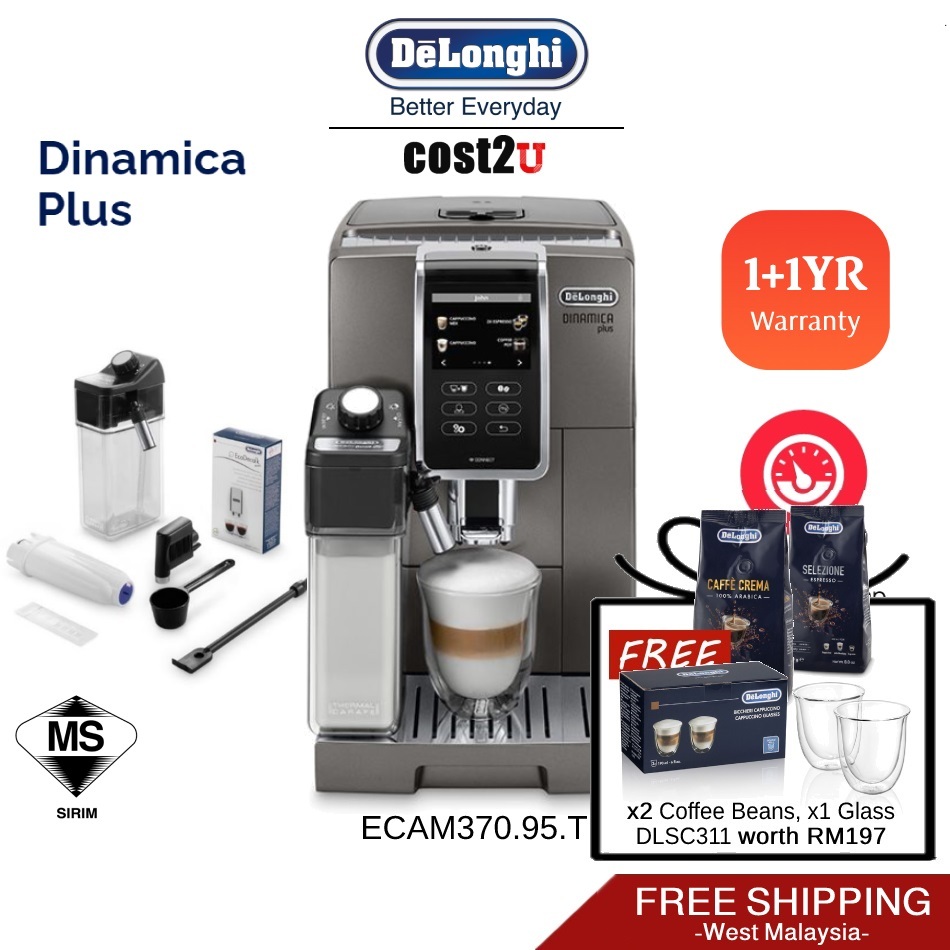 [Free Shipping] Delonghi Dinamica Plus Fully Automatic Coffee Machine