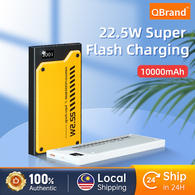 QBrand 10000mAh 22.5w Power Bank Fast Charging Mobile Power High
