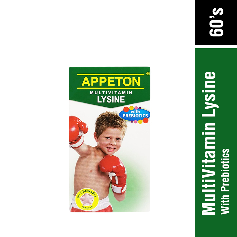 APPETON Multivitamin Lysine With Prebiotics 60s | Shopee Malaysia