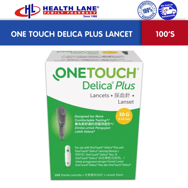 ONE TOUCH DELICA PLUS LANCET (100