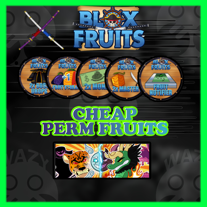 CHEAPEST!! BLO-X FRUIT Perm FRUT toy ready stock | Shopee Malaysia