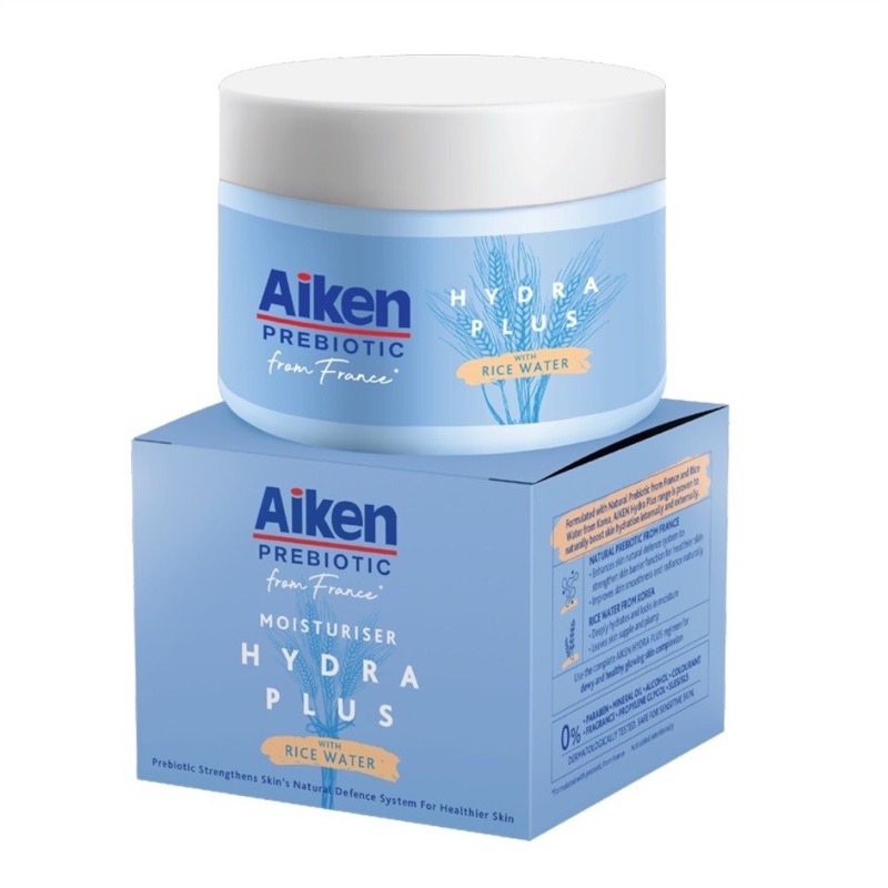 Aiken Prebiotic Hydra Plus Moisturiser with Rice Water (40g) | Shopee ...