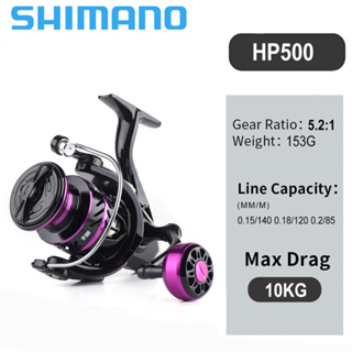 New Ultra Light Fishing Reel SHIMANO reel Mesin Pancing Spinning Reel 5.2:1  Max Drag 10kg Equipment Shrimp reelMini