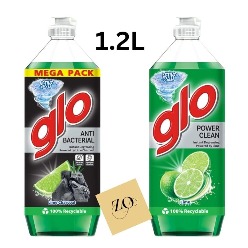 Glo dishwashing Liquid (1.2L) Lime & Lime Charcoal Shopee Malaysia