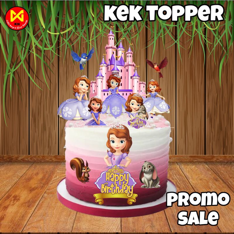 Kek Topper Sofia The First | Shopee Malaysia