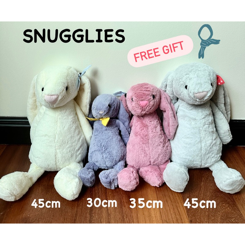 [MY Ready Stock] Jellycat Alternative Snuggly Bunnies (rabbit soft toy