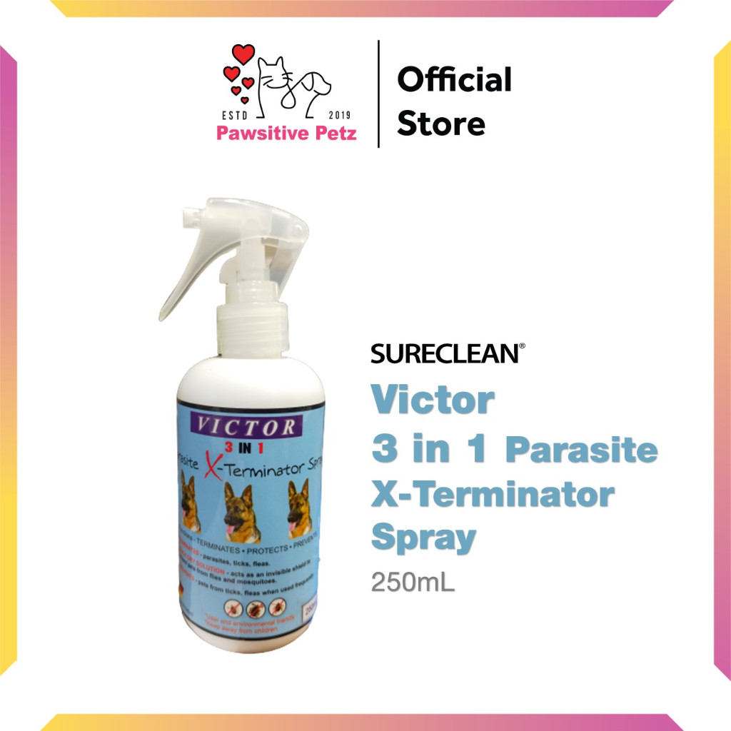 Ticks and Flea Terminator Spray for Dog | SureClean Victor Terminator ...