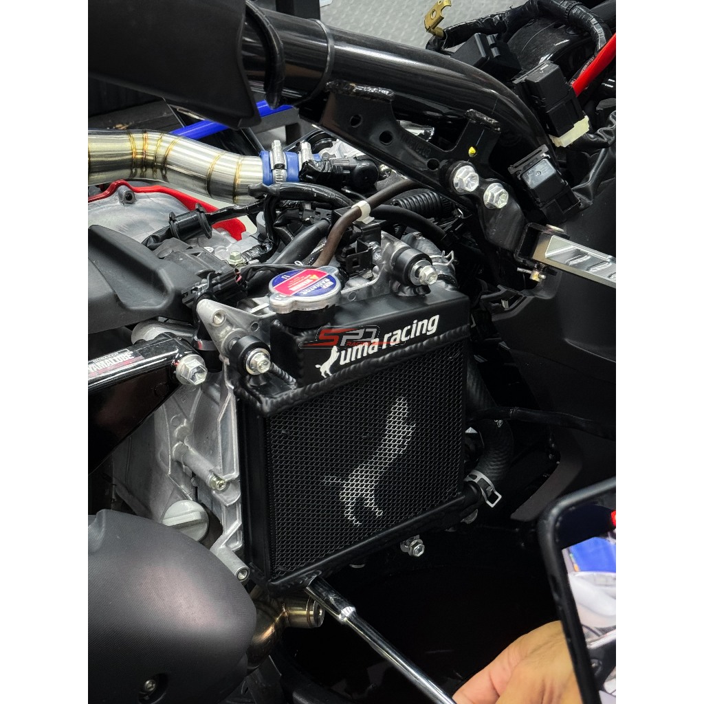 Big Radiator Uma Racing NVX V2 NMAX V2 280ML Coolant Tank NVX155 V2 ...
