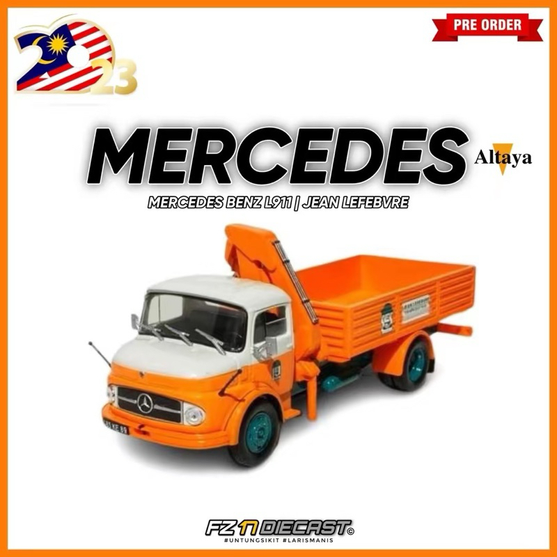 | PRE ORDER | IXO Models Mercedes Benz L911 Jen Lefebvre 1/43 Scale ...