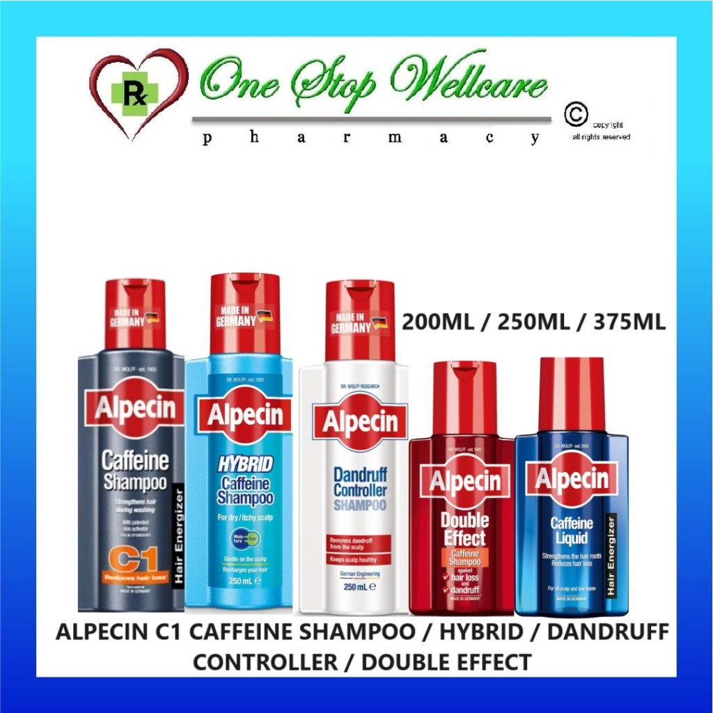 ALPECIN C1 CAFFEINE SHAMPOO / HYBRID / DANDRUFF CONTROLLER / DOUBLE