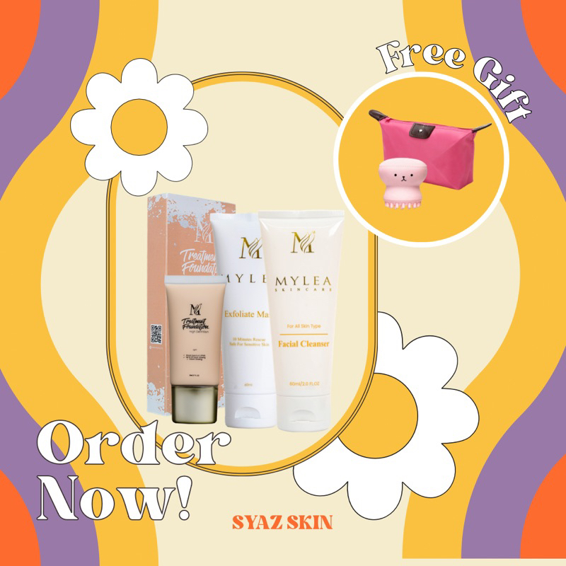 [ CLEAR STOCK ] Mylea Cleanser Exfoliate & Foundation Shopee Malaysia