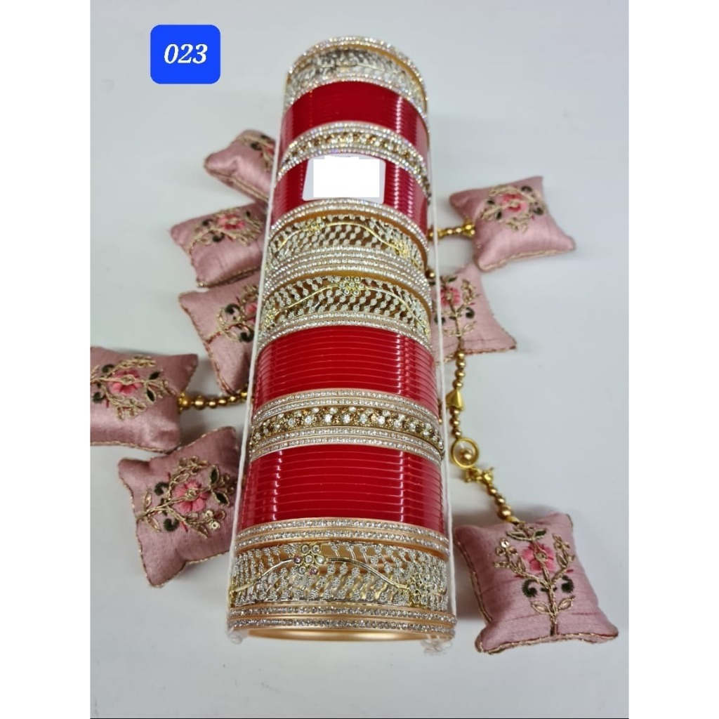 WEDDING CHURA BANGLES FOR BRIDE LATEST DESIGN FROM INDIA DESIGNER COLLECTIONS Shopee Malaysia
