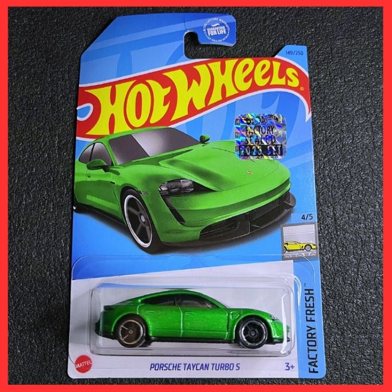 Hot Wheels Porsche Taycan Turbo S 2023 Factory Sealed US Card ...