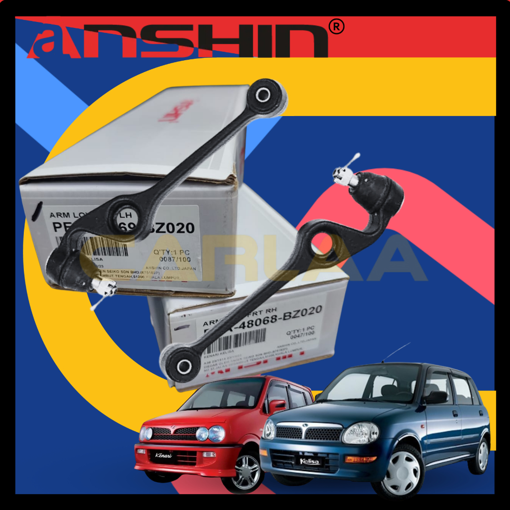 Original Anshin Japan LOWER ARM Perodua Kanari Kelisa Waranti Setahun