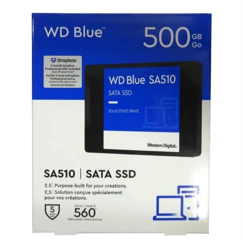 Western Digital WD Blue SA510 SATA 2.5" SSD 250GB 500GB 1TB | Shopee ...