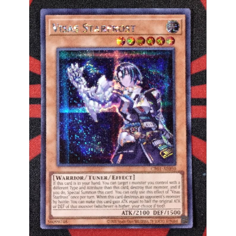YUGIOH KONAMI CR01-AE050 Visas Starfrost (Secret Rare) | Shopee Malaysia