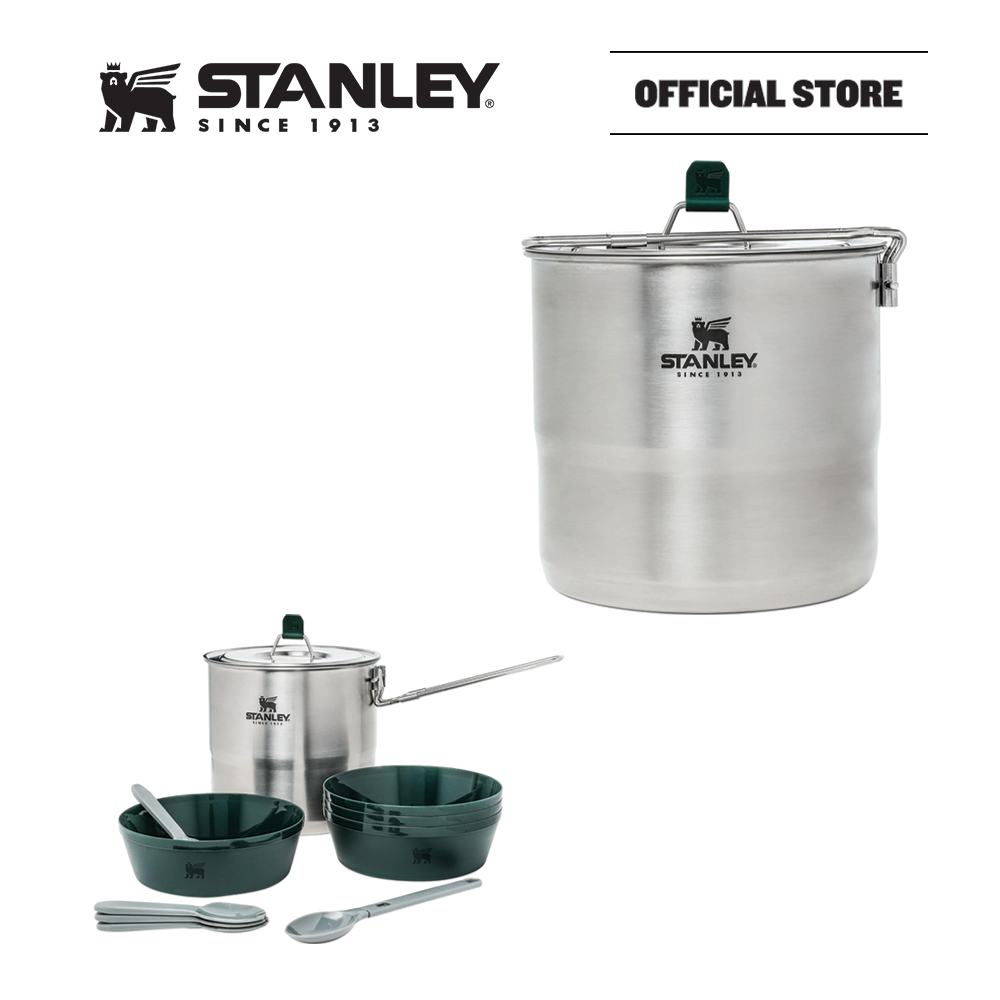 [New] STANLEY Adventure Cook Set For Four 2.6QT Stainless Steel