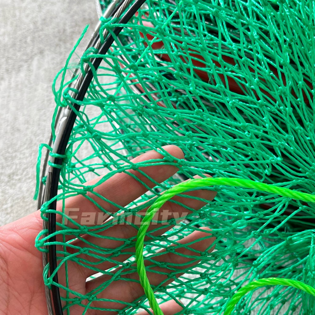 Readystock Premium Quality Portable Floating Nylon Fishing Net Fish ...