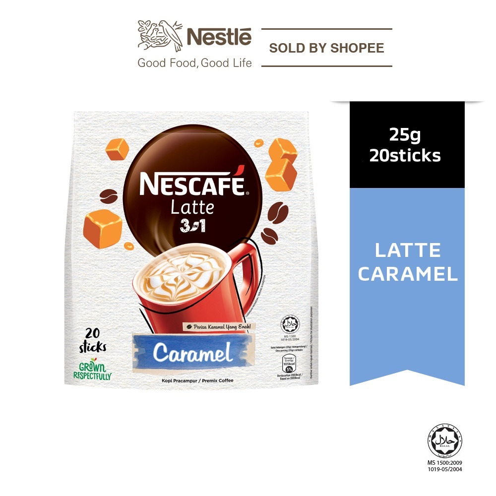 NESCAFE Latte Caramel Stp (25g X 20's) | Shopee Malaysia