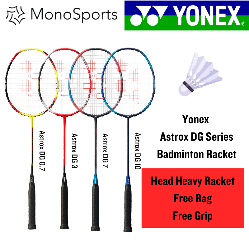 Monosports Yonex Astrox 0.7 DG 3 DG 7 DG 10 DG Head Heavy Badminton