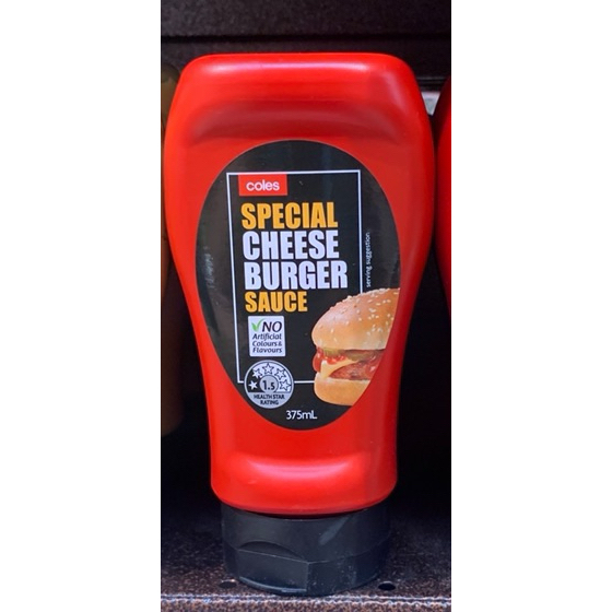Coles Special Cheeseburger Sauce (1 bottle x 375g) Shopee Malaysia