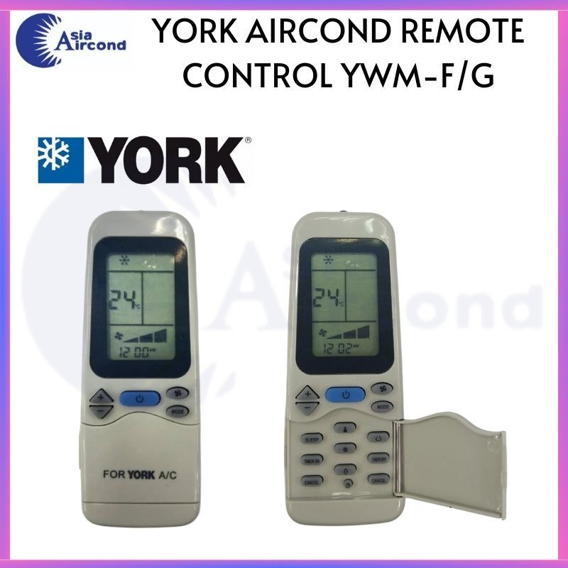 YORK AIRCOND REMOTE CONTROL 【YWM- F/G 】 | Shopee Malaysia