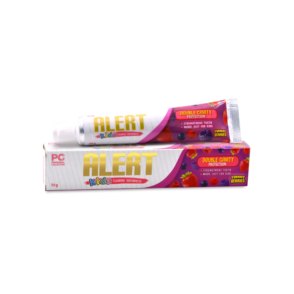 PC PERSONAL COLLECTION ALERT KIDS FLUORIDE TOOTHPASTE YUMMY BERRIES 50G ...