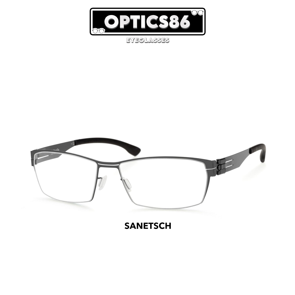 Ic Sanetsch Black Eyewear Optical Frame Ic Germany Eyeglasses Prescription Glasses Shopee Malaysia