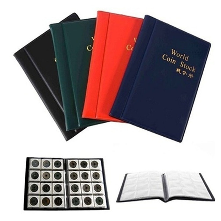 120 Coin Collection Holders Storage Collecting Money Penny Pockets ...