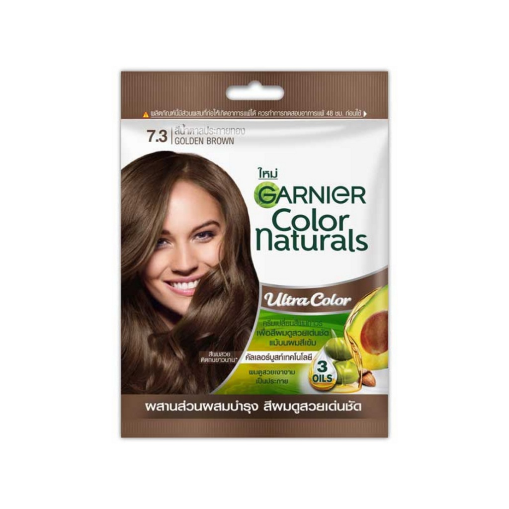 Garnier hair color cream Golden brown (pack of 6 pieces) Shopee Malaysia