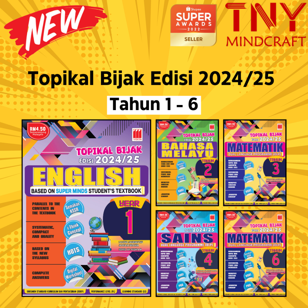 [TNY] Vision: Topikal Bijak 【Tahun 1 - 6】Edisi 2024/25 - Latihan ...