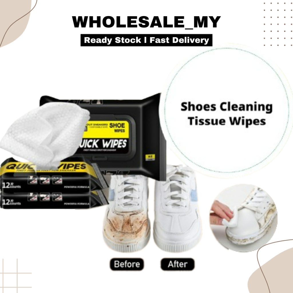 [Viral Shoes Clean Wipes] 80pcs/12pcs l Disposable Quick Wipes l ...