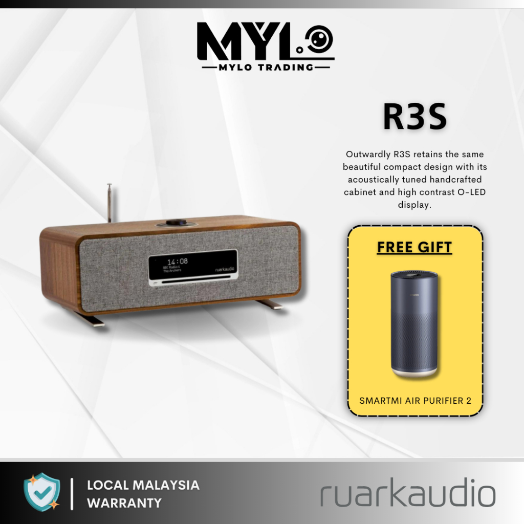 ( Ruarkaudio ) RUARK AUDIO R3S Compact Music System with DAB/DAB+