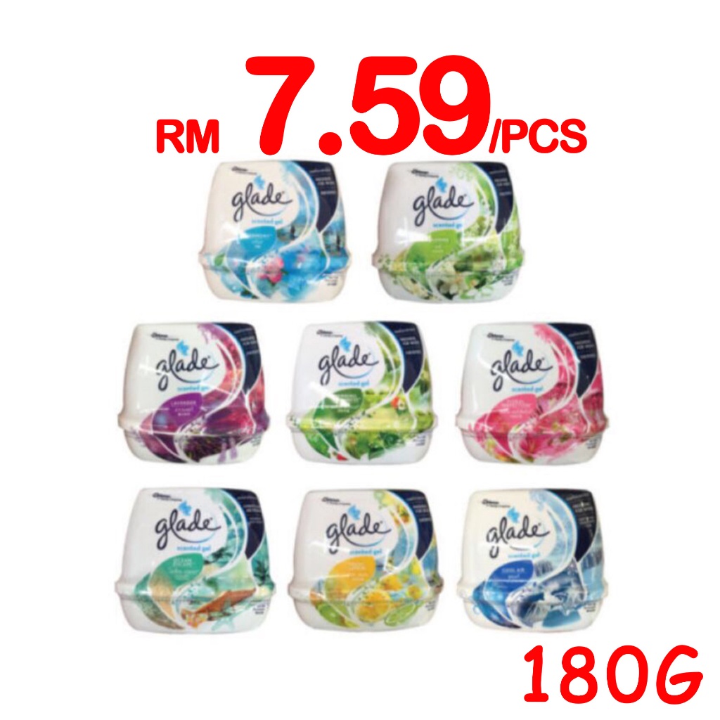 Glade Scented Gel / Home Fragrance/Pewangi Bilik/Pewangi Gel/Solid Air