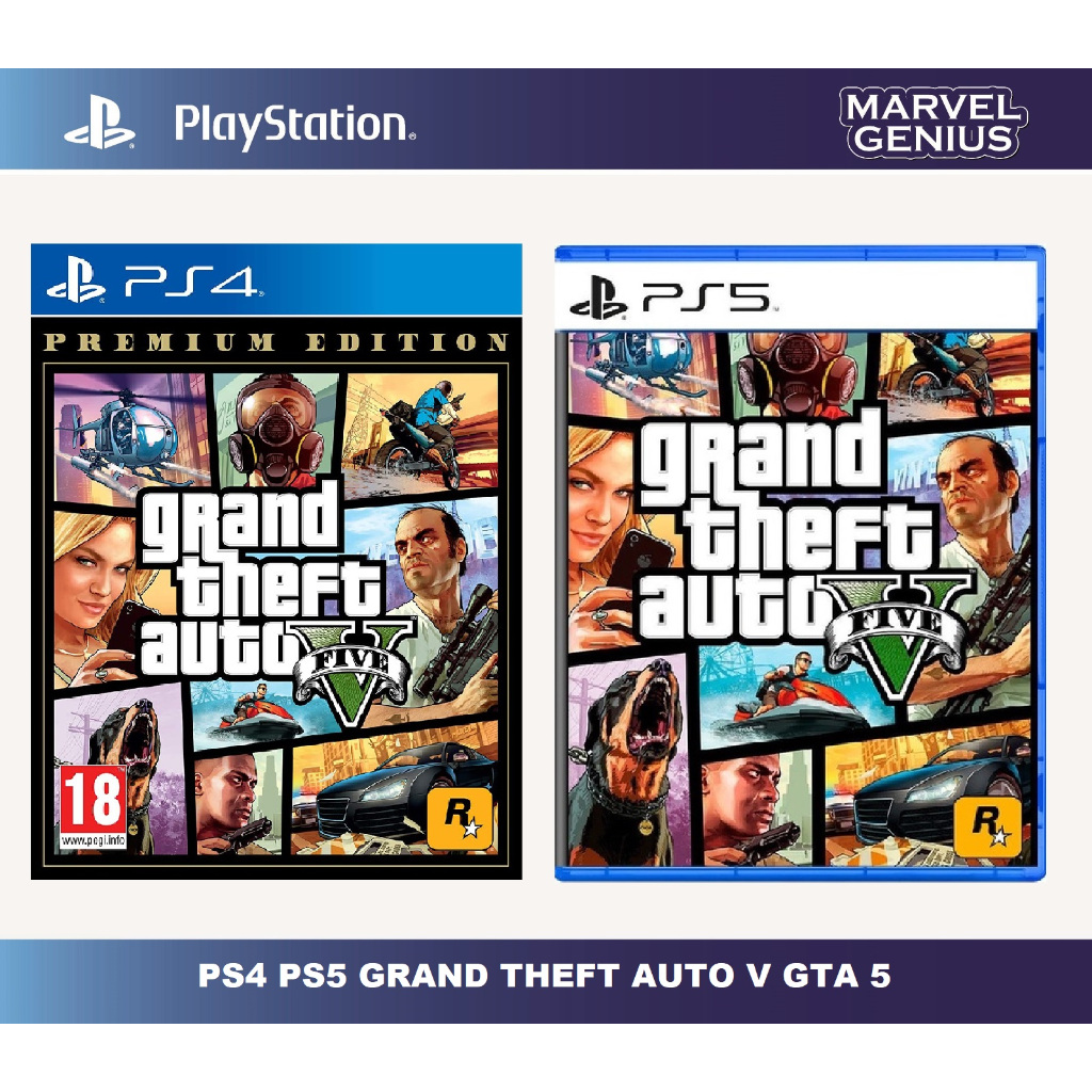PS4 PS5 GAME Grand Theft Auto 5 Premium Edition Grand