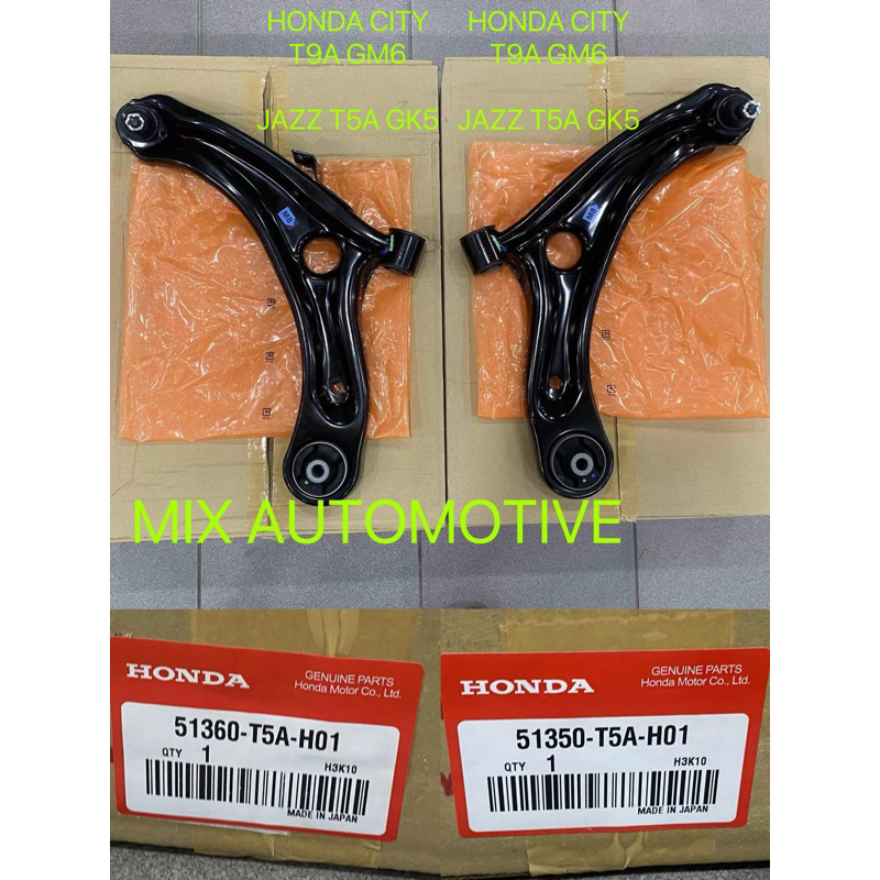 100 ORIGINAL JAPAN HONDA CITY GM6 T9A JAZZ GK5 T5A LOWER ARM