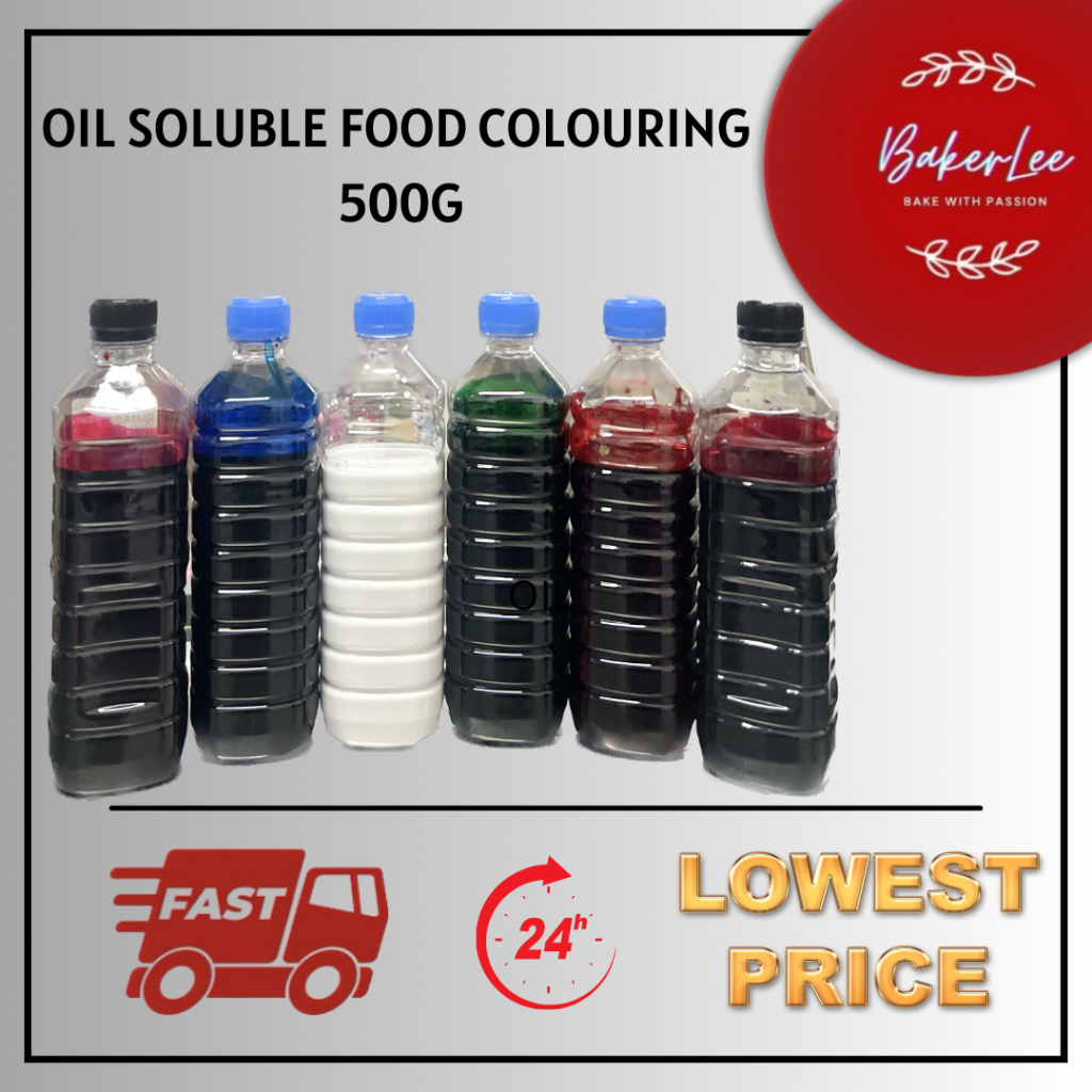 500G FOOD COLOURING FOOD GRADE | OIL BASE FOOD COLOUR | OIL SOLUBLE
