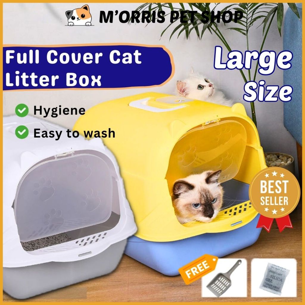 MorrisPet Cat Litter Box Extra Large Tempat Berak Kucing Tandas Kucing Besar xxxl Bekas Pasir Kucing Cat Toilet Shopee Malaysia