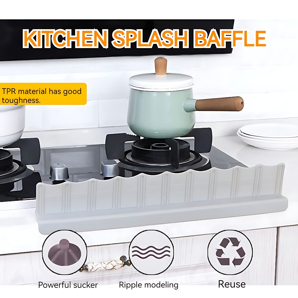 Sink Splash Guard Premium Silicone Water Splash Guard for Sink Kitchen