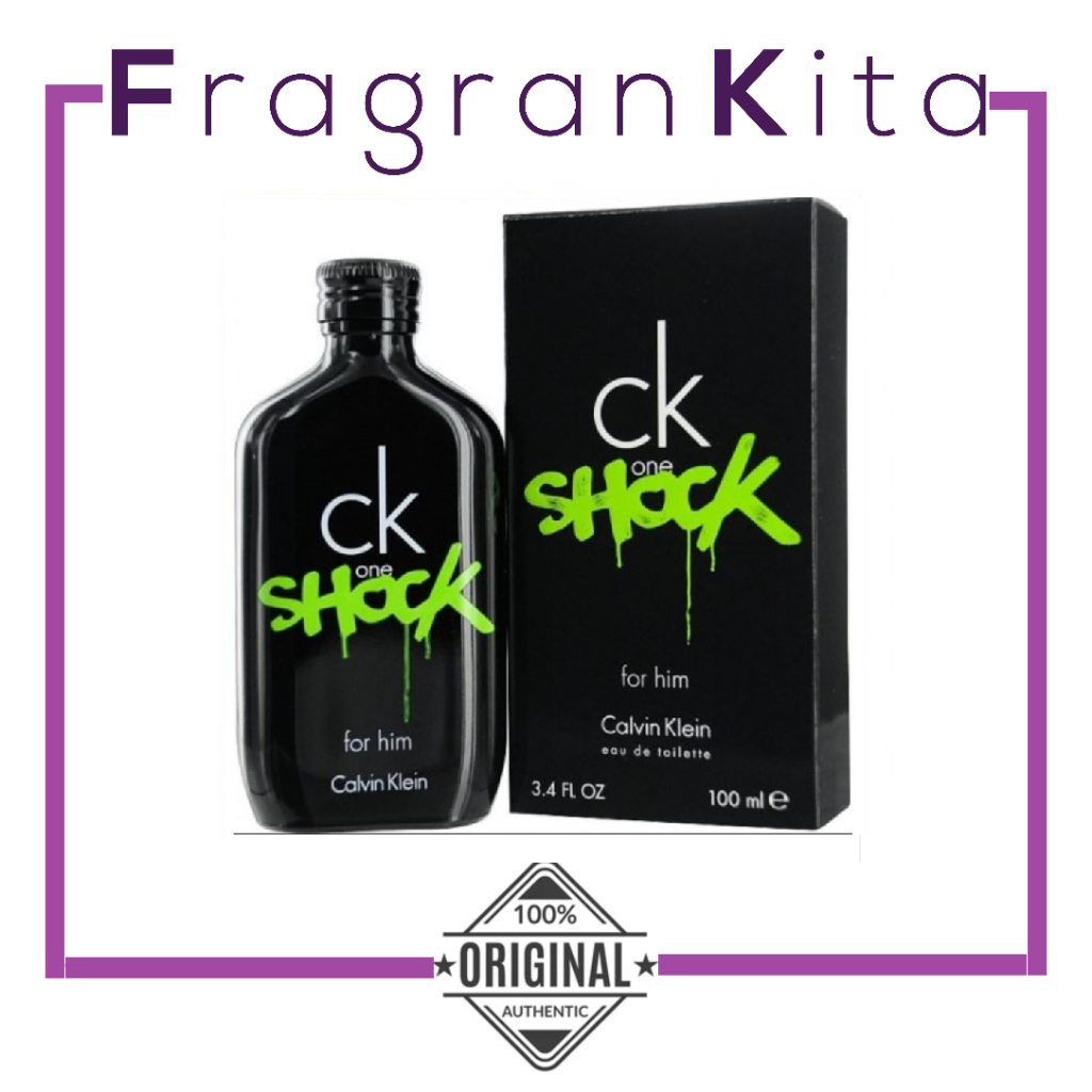 Calvin Klein One Shock For Him EDT Shopee Malaysia