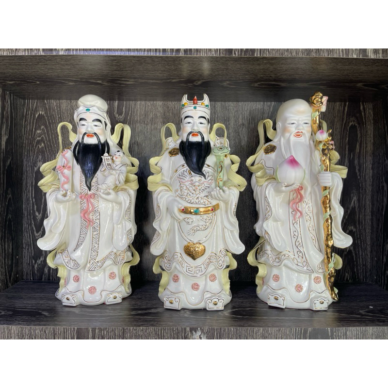 三星福禄寿（极品红描金）陶瓷18寸Fu Lu Shou | Shopee Malaysia