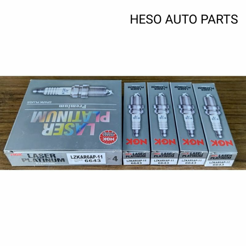 NGK 6643 Laser Platinum Alloy Spark Plugs For Toyota/ Nissan/ Subaru ...
