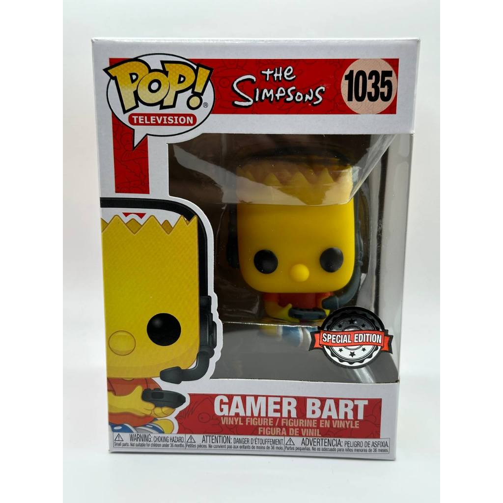 Funko Pop The Simpsons 1035 Gamer Bart Shopee Malaysia