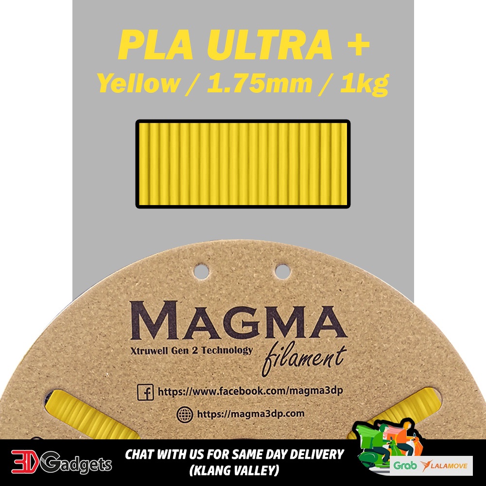 Magma PLA ULTRA+ Filament 1.75mm 1KG for FDM 3D Printer Bambu Lab ...