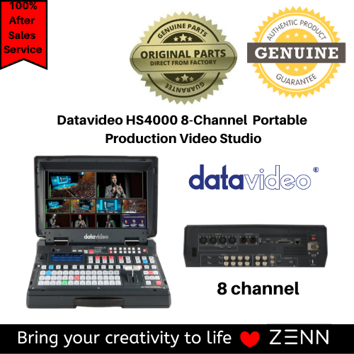 Datavideo HS4000 8-Channel Portable Production Video Studio | Shopee ...