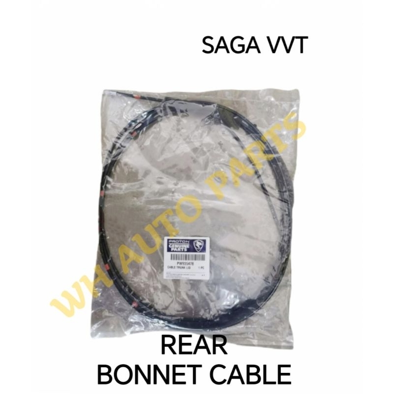 REAR BONNET CABLE ORIGINAL PROTON SAGA VVT (PW935478) | Shopee Malaysia