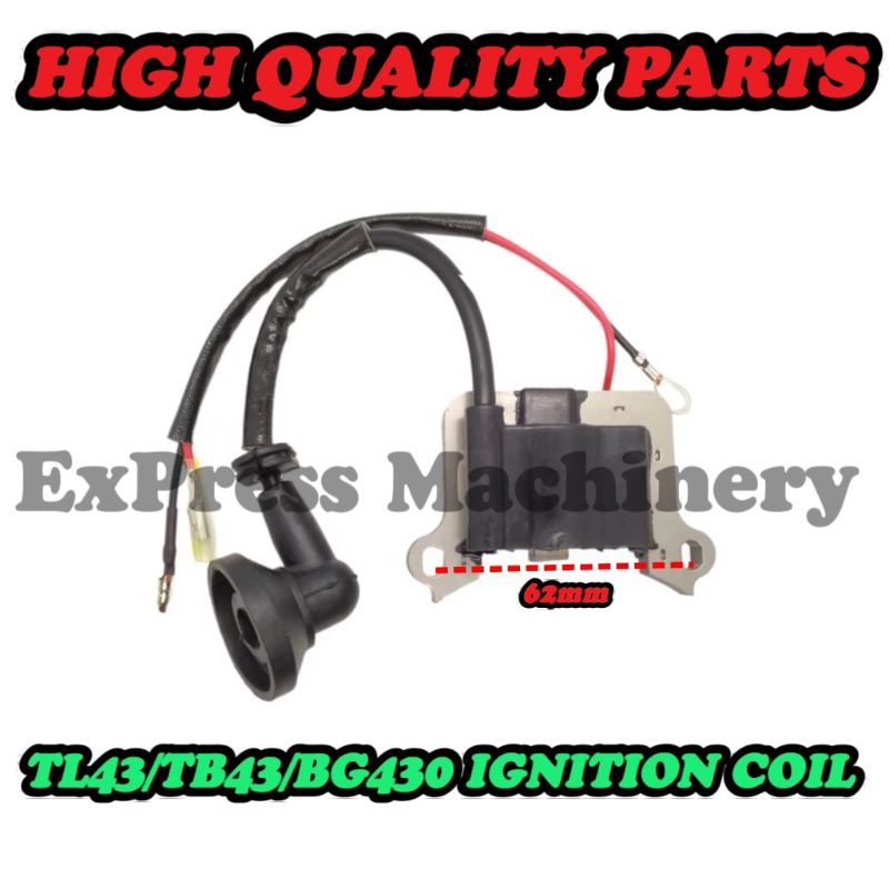 (43 COIL) MESIN RUMPUT TB43 TL43 BG430 IGNITION COIL COIL API | Shopee ...