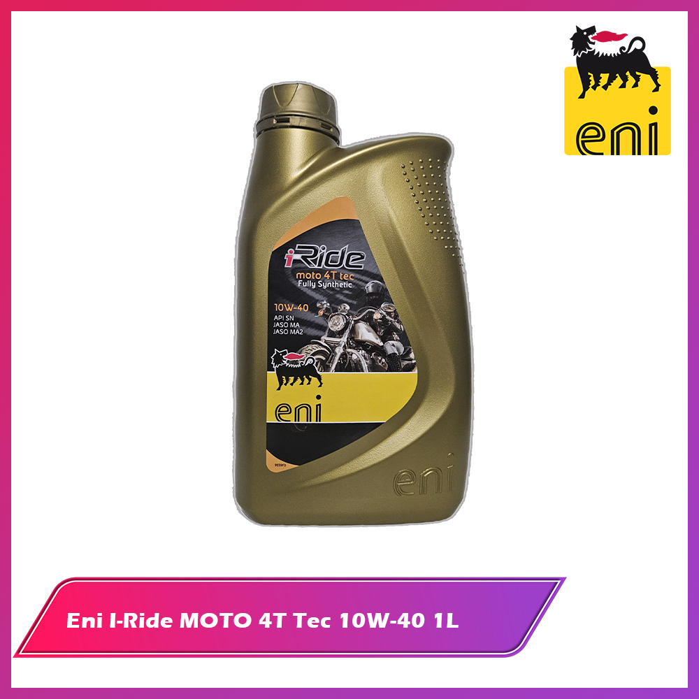 Eni iRide MOTO 4T Tec 10W40 Fully Synthetic Motorcycle Engine Oil (1L) Shopee Malaysia
