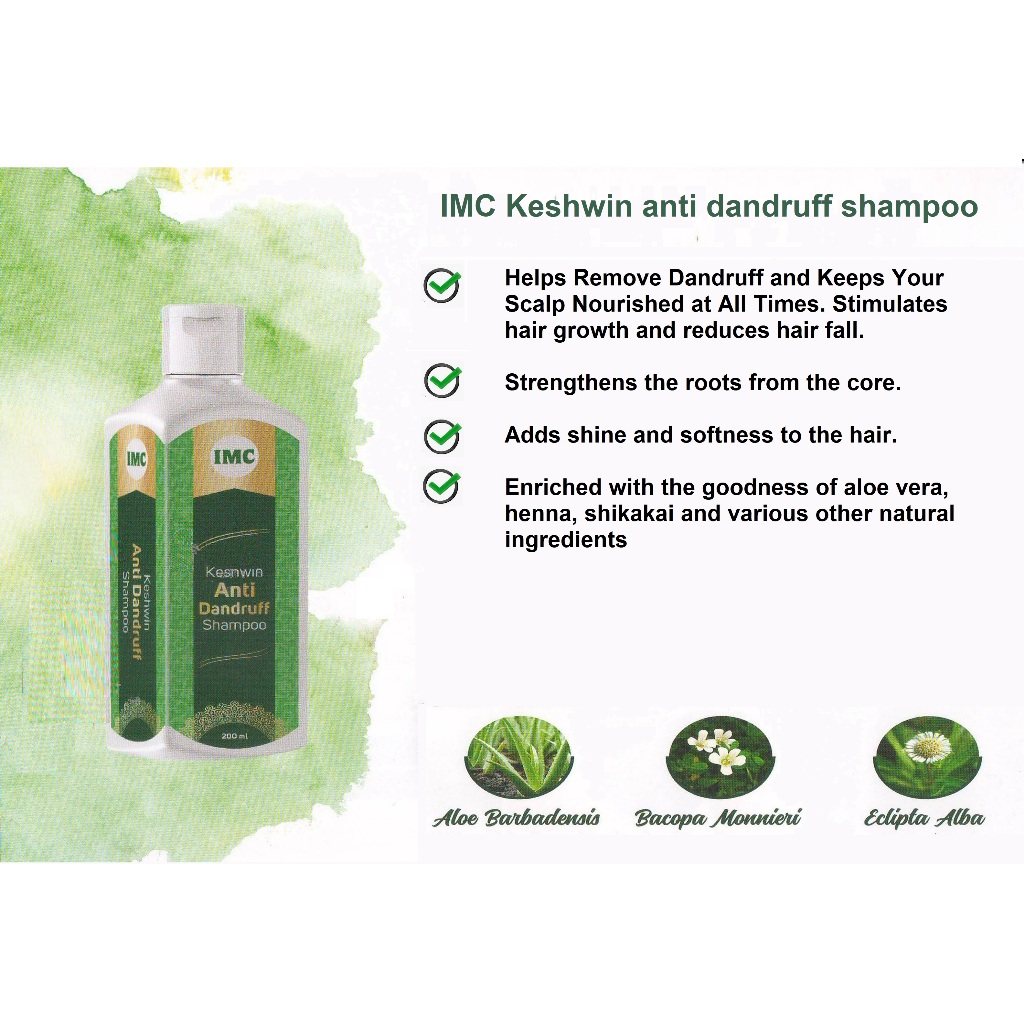 IMC Keshwin anti dandruff shampoo 200ml imc syampoo anti kelemumur ...