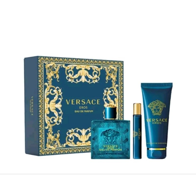 Versace Eros Eau De Parfum For Men 100ML EDP Gift Set (ORIGINAL 100) Shopee Malaysia